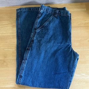 Mens Black Rivet Wrangler Jeans 34/34